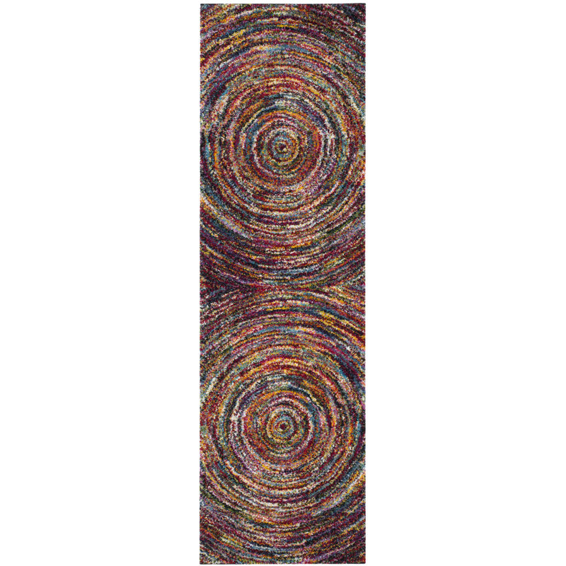 Gleno Performance Abstract Rug, Runner 2'3" x 12'
