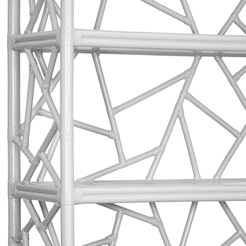 Tiffany 72"H x 36"W Etagere Bookcase, White
