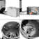 6" Steel Recessed Shallow New Construction Housing With Quick Link Connector For 6" Trim