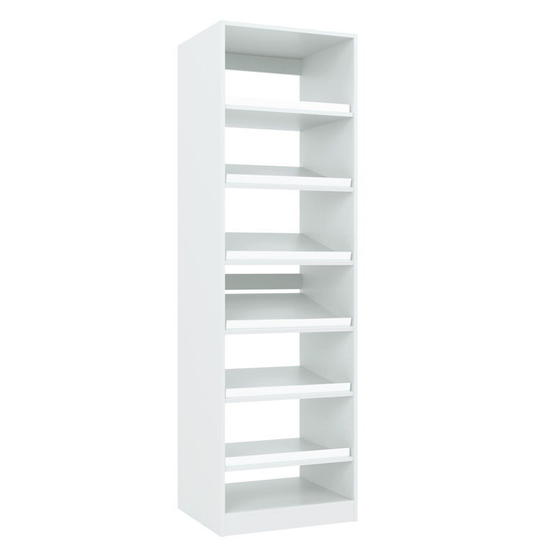 Système de rangement pour garde-robe l 24 po Closet & Co, Blanc