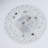 Dimmable 12.8"W Hand-Woven Drum Flush Mount