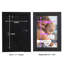 Ensemble de 2 cadres à photo simples en bois 3 po x 5 po noirs-70853735-70853738