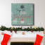 Feliz Navidad - Toile tendue avec châssis de qualité supérieure, prête à être accrochée-364189309