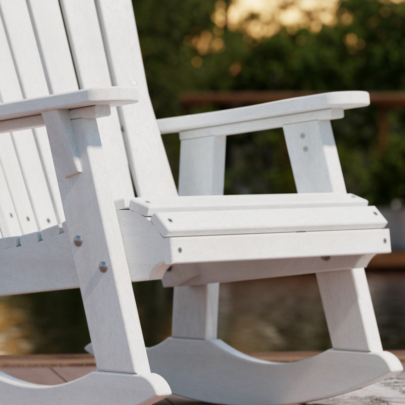 Chaise berçante Heritage Adirondack, Blanc