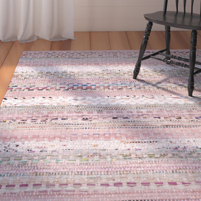 Vesey Hand Woven Cotton Striped Rug