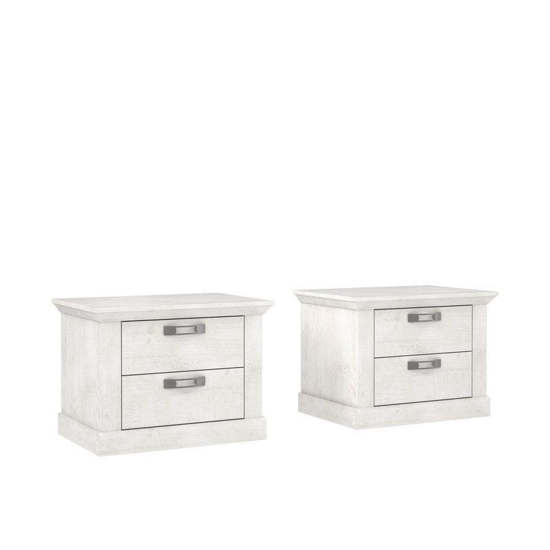 Aleisha 67.2cm W Manufactured Wood Bedside Table