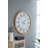 Grant Oversized Wall Clock with Wood Frame