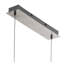 Tenggarong 1 - Light Satin Silver LED Kitchen Island Pendant