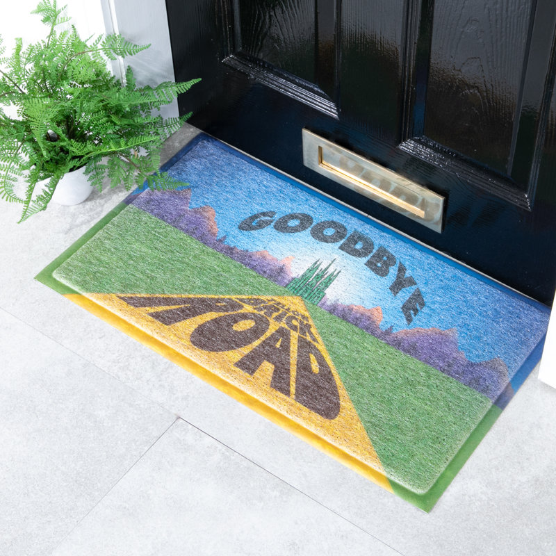 Mithil Non-Slip Floral Doormat