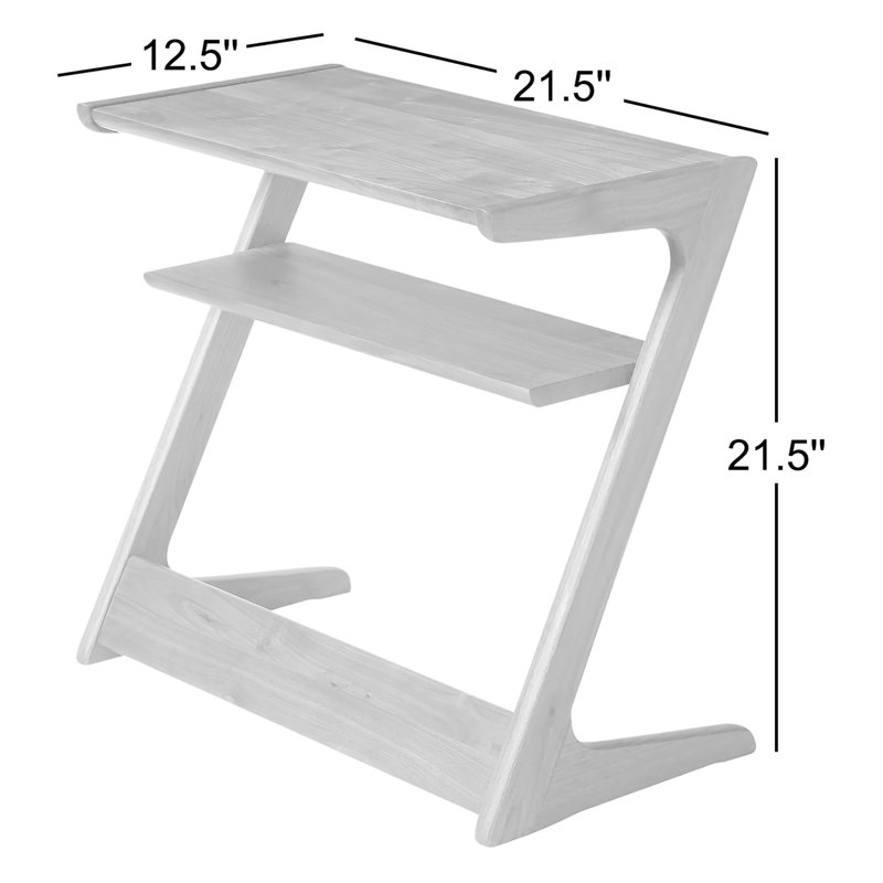 Table de bout Silhouette, Noyer naturel
