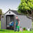 8*10Ft Garden Storage Shed In Plastic - And Long-Lasting Backyard Provide Extra Space