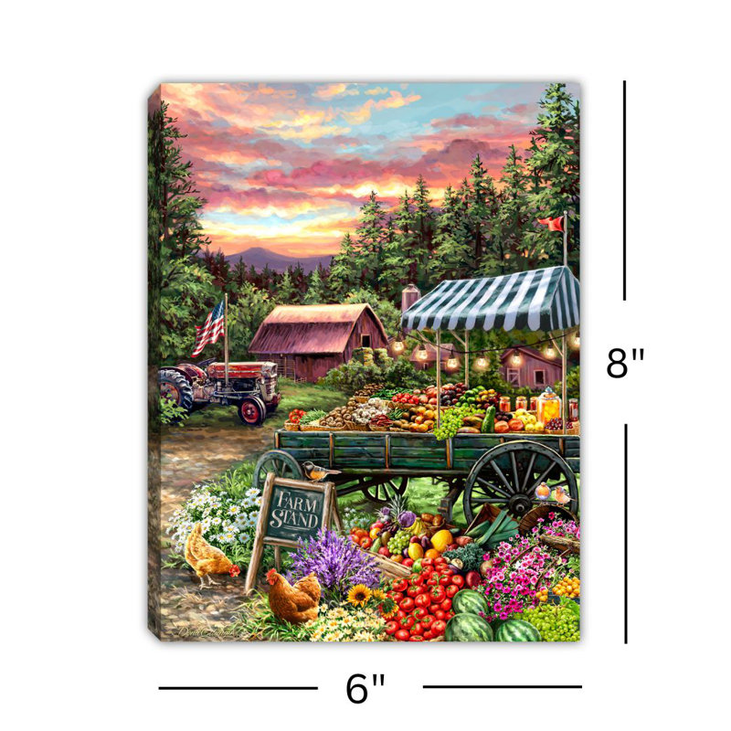 Toile à dos de chevalet 8 x 6 The Farmstand