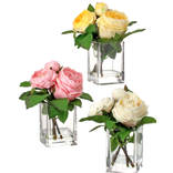 Rosdorf Park Roses Arrangement in Vase & Reviews | Wayfair