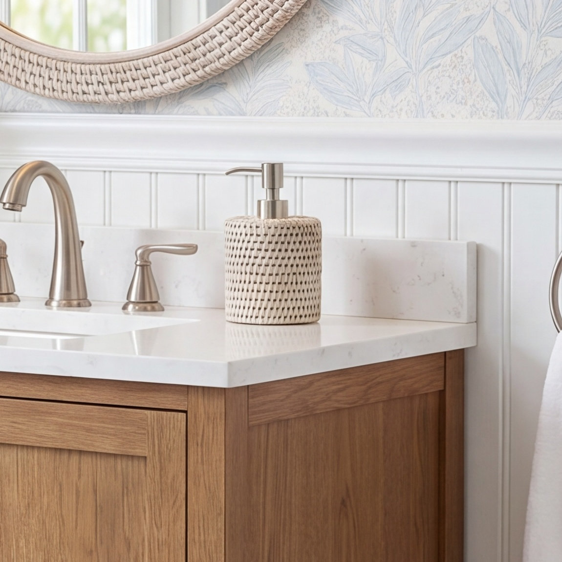Soap Dispenser, White Wash