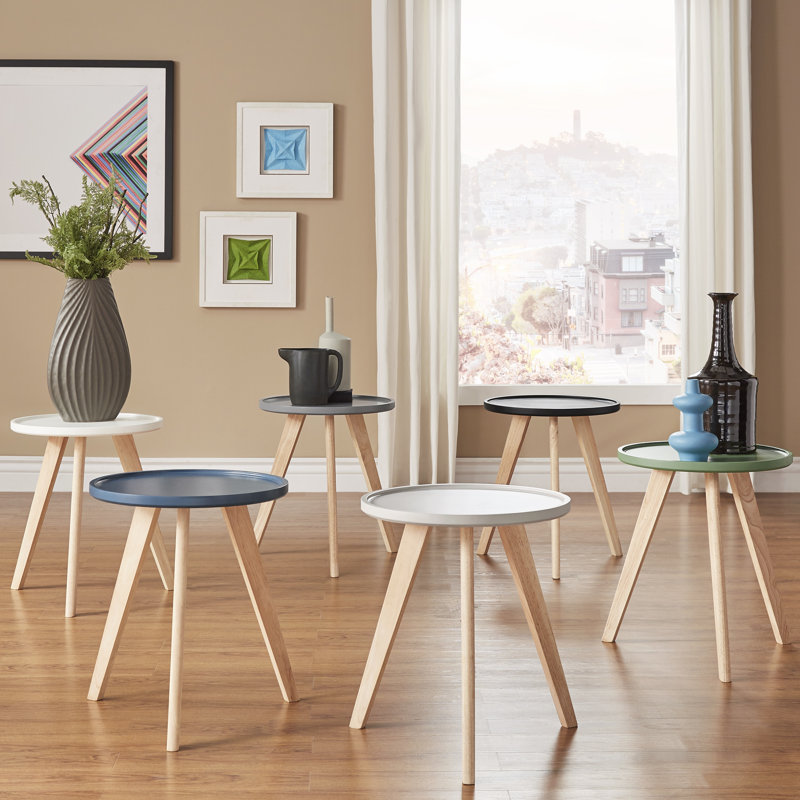Table de bout Swofford, Blanc