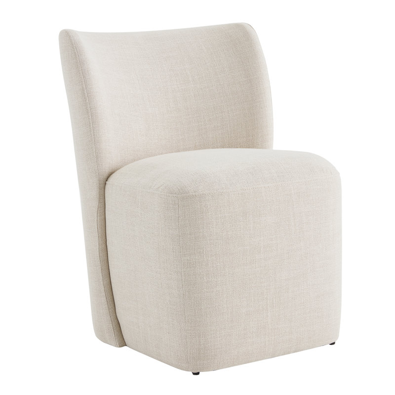 Chaise rembourrée Madie, Lin Performance Effie