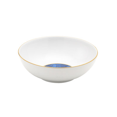 Damassé Ritz Paris Porcelain Soup Bowl