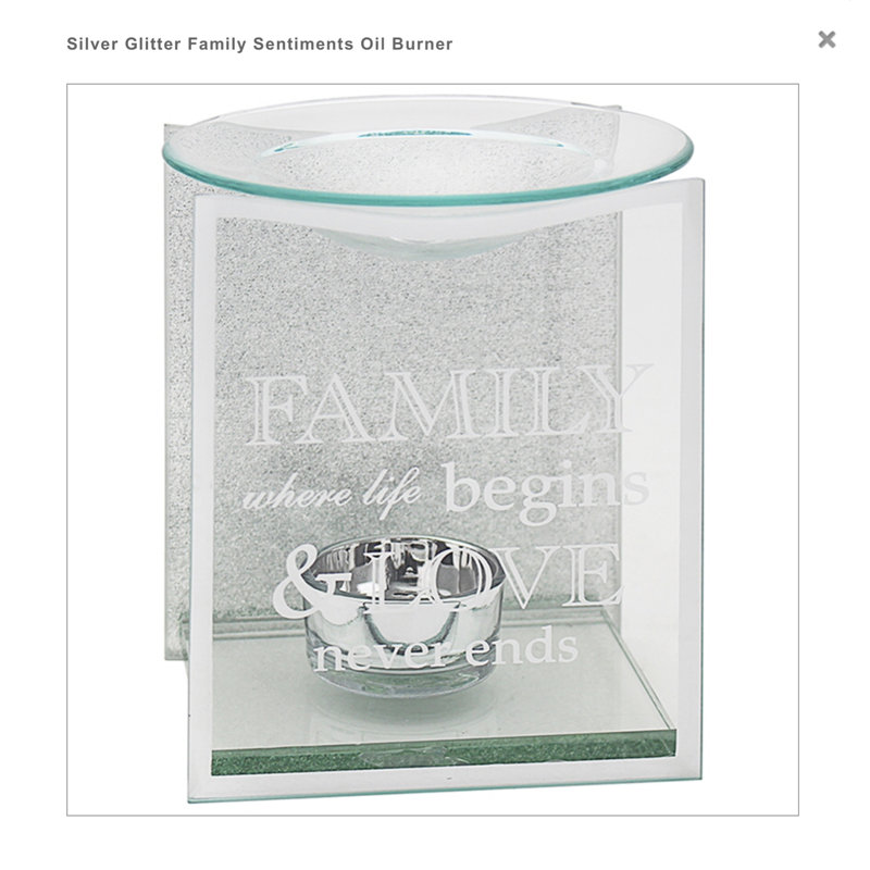 Glass Tabletop Tealight Holder