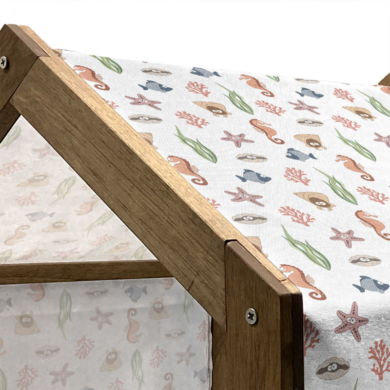Niche pour chien en bois, H 22,44 po x l 23,62 po x P 17,72 po