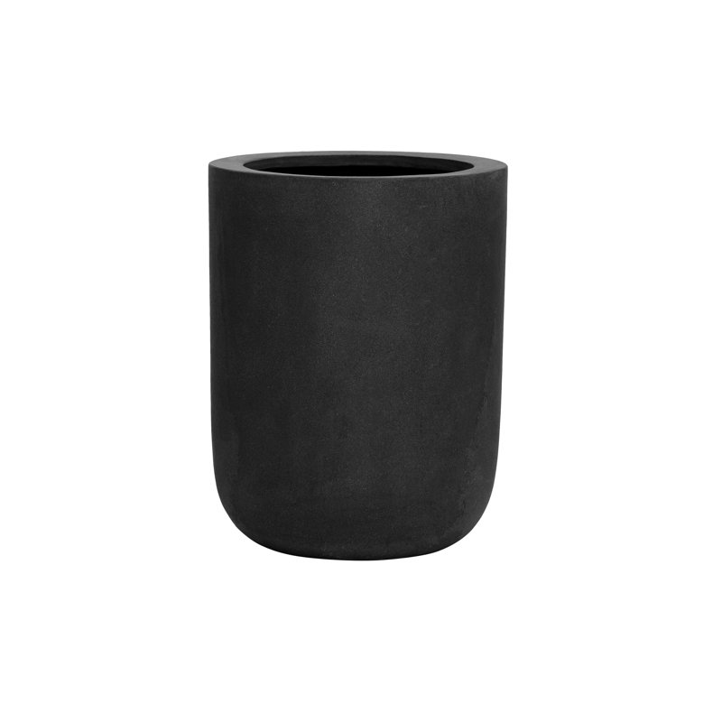 Pot rond rond en fibre de pierre