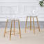 Tabourets de bar modernes de 25,5 po de hauteur comptoir en acrylique transparent avec structure en métal et repose-pieds-720376927-720376865