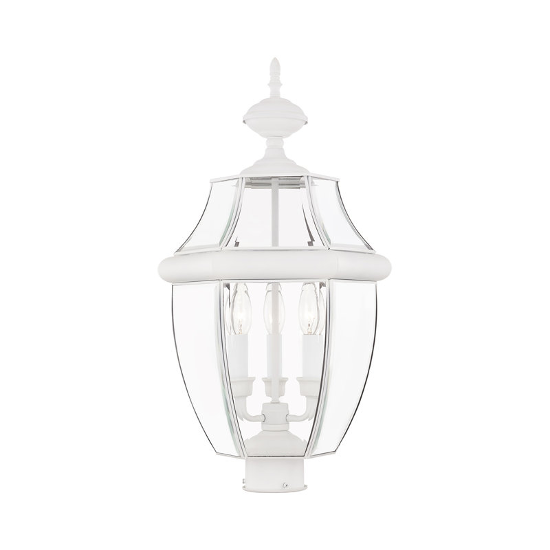 Tête de lanterne câblée 1 lumière Arelene, H 23,5 po x l 12,5 po x P 12,5 po, Blanc