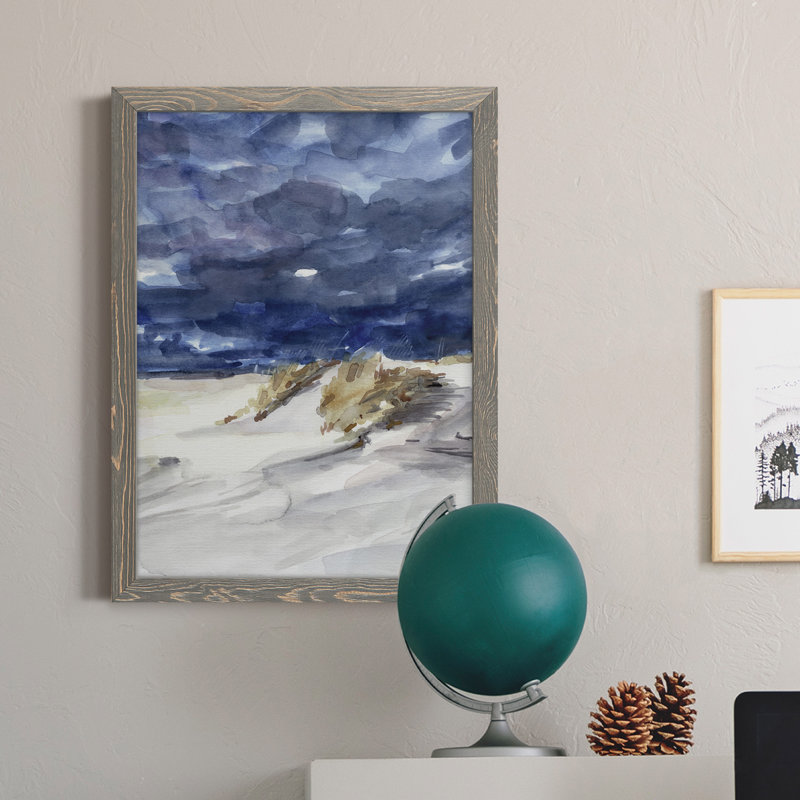«Stormy Front I», reproduction d'art sur toile, Encadré gris, H 28 po x l 38 po x P 1 po