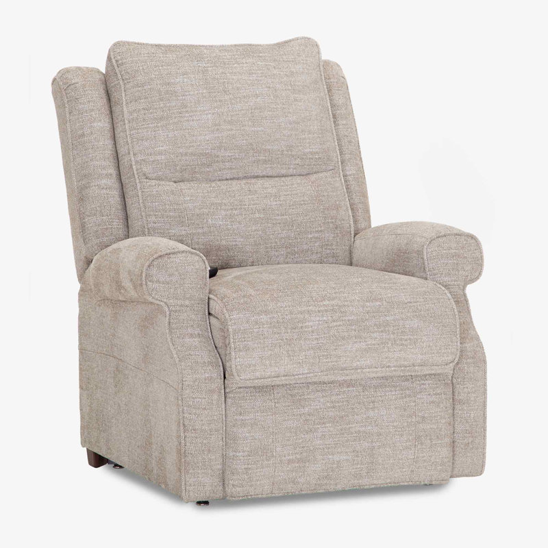 Penndel Upholstered Lift Assist Power Recliner, Linen