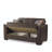 PrimeNest NimbusFlow Collection Upholstered Convertible Loveseat with Storage
