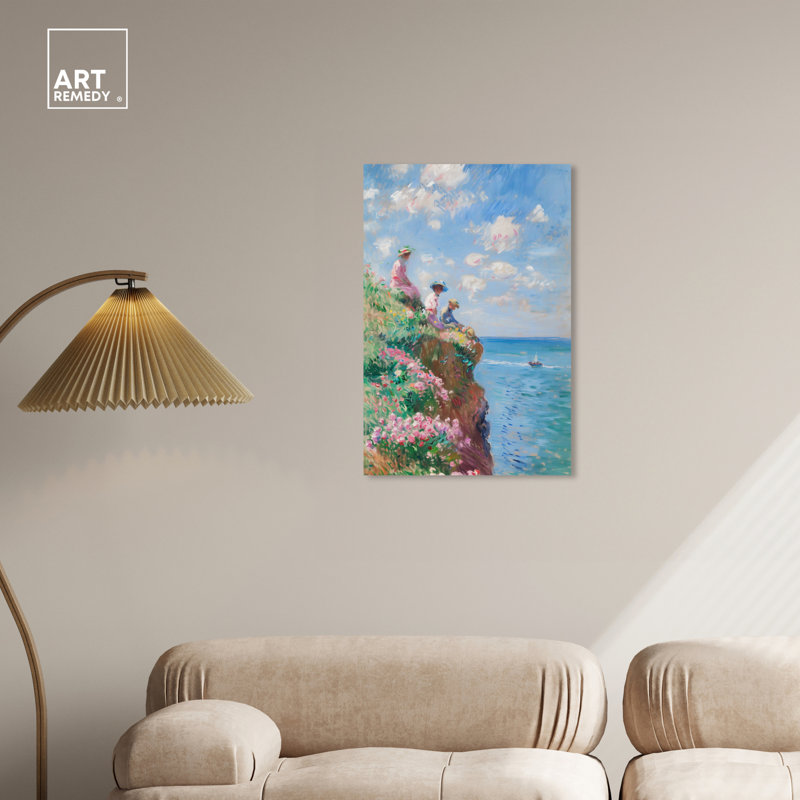 Impressionist Coastal Scene Canvas Art, 20" x 30", Gallery Wrapped