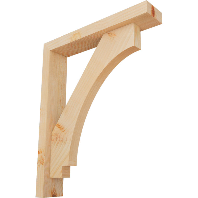 Support de bloc impérial avec entretoise décalée, 22 X 18, Sapin Douglas de l 3 1/2 (lisse)