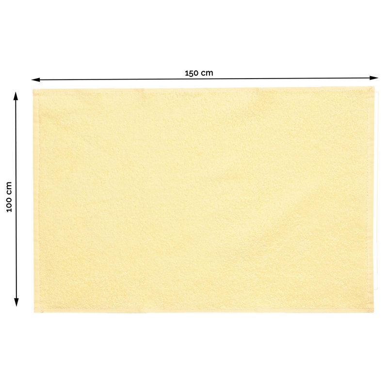 Midweight Bath Sheet, Yellow