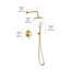 Système de douche complet à pression équilibrée avec valve brute George-95249311