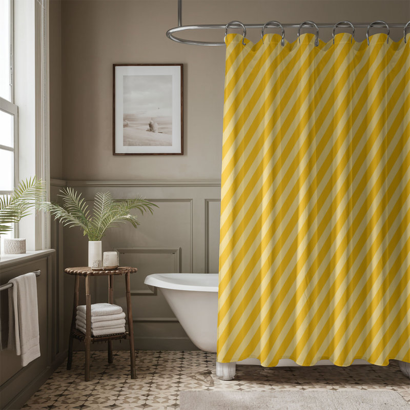Yellow Blue - Premium Shower Curtain, 74"H x 71"W