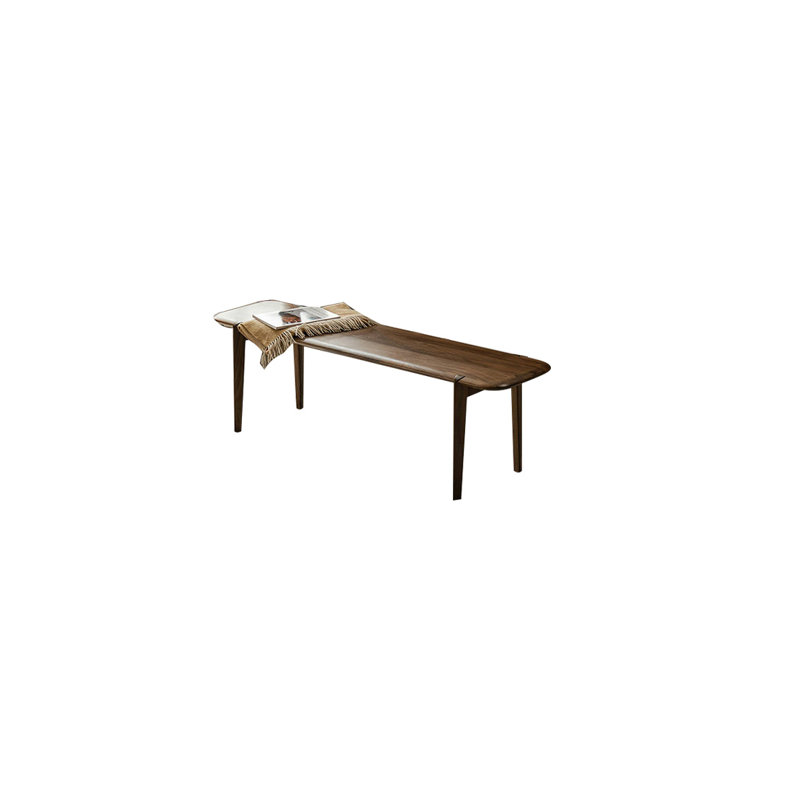 Messing Solid Wood Bench, 17.12" H x 53.14" W x 13.77" D