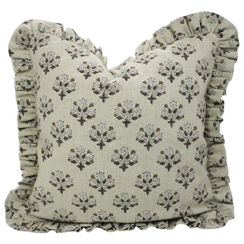 Housse de coussin en lin faite à la main Fab divine, 14 po x 36 po