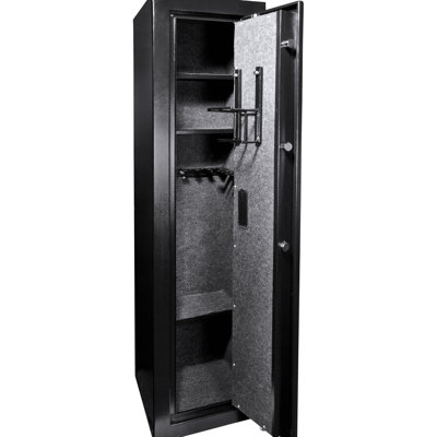 Black Biometric Vault - 5.51 Cubic Ft, For Secure Keeping Ft Tall Case And Storage