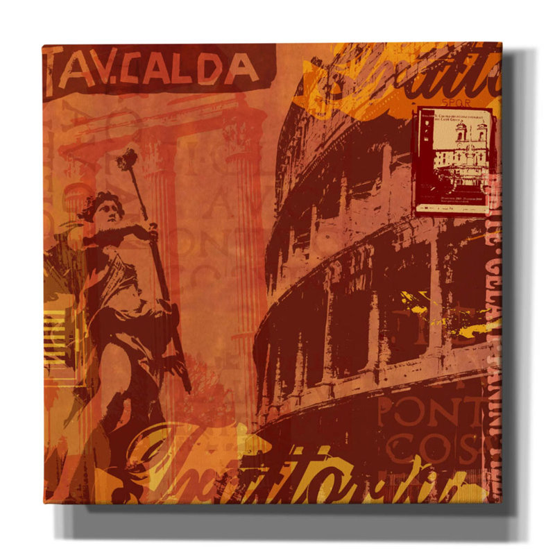 " Rome " by Maura Allen, H 12 po x l 12 po x P 0,75 po