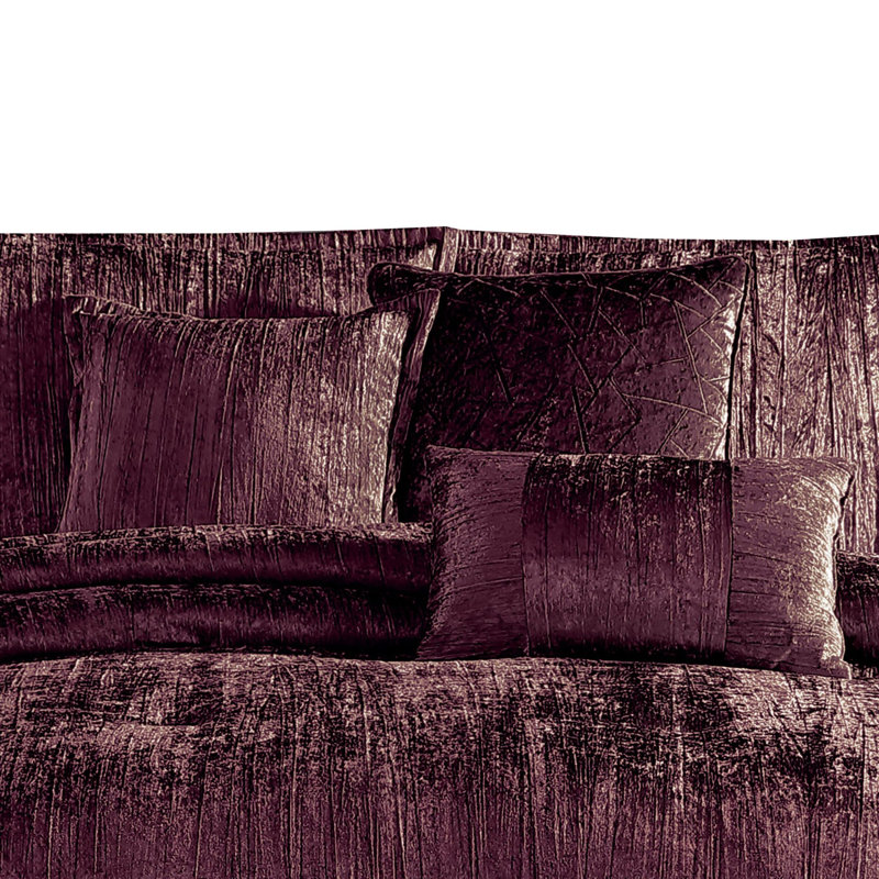 Riverbrook Home Turin Rosé, Grand édredon et 6 pièces supplémentaires, Mauve