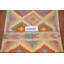 Tapis oriental kilim réversible en laine 4 x 5