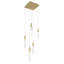The Original Glacier Collection 5 Light Clear Crystal Multi Port Pendant