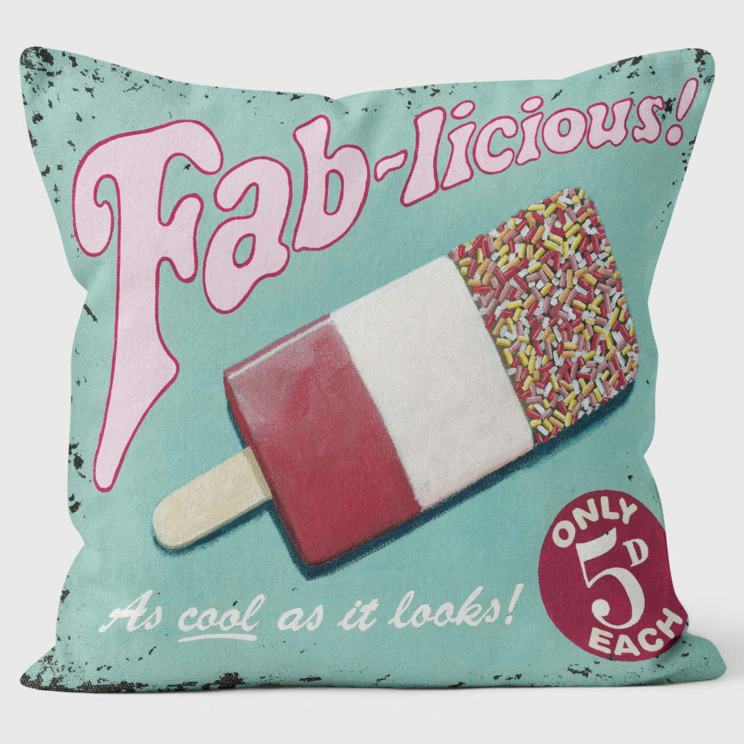 Fab-Licious Lolly - Martin Wiscombe - Art Print Cushion