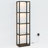 4-Light LED Bookshelf Column with Remote, for Living Room & Bedroom