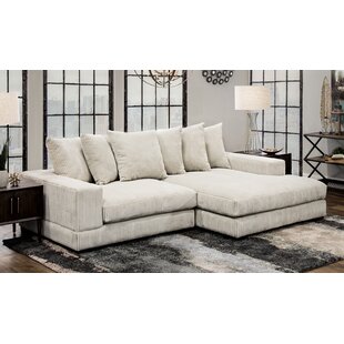Hison Lambswool 3 Seat Cushion Couch 87'' Comfy Couch for Living Room deep  seat Sofa with 2 Pillows (White)
