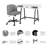 Marchagee 40W Small Writing Desk And Chair Set For Home Office, Computer Table With Storage And Seating-106892106