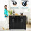 Aneta 106 cm W Kitchen Cart with-969047453