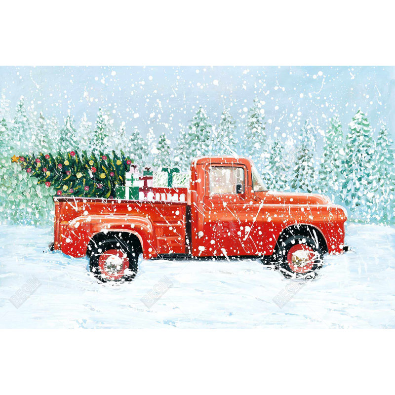 «Christmas Tree Truck» sur toile