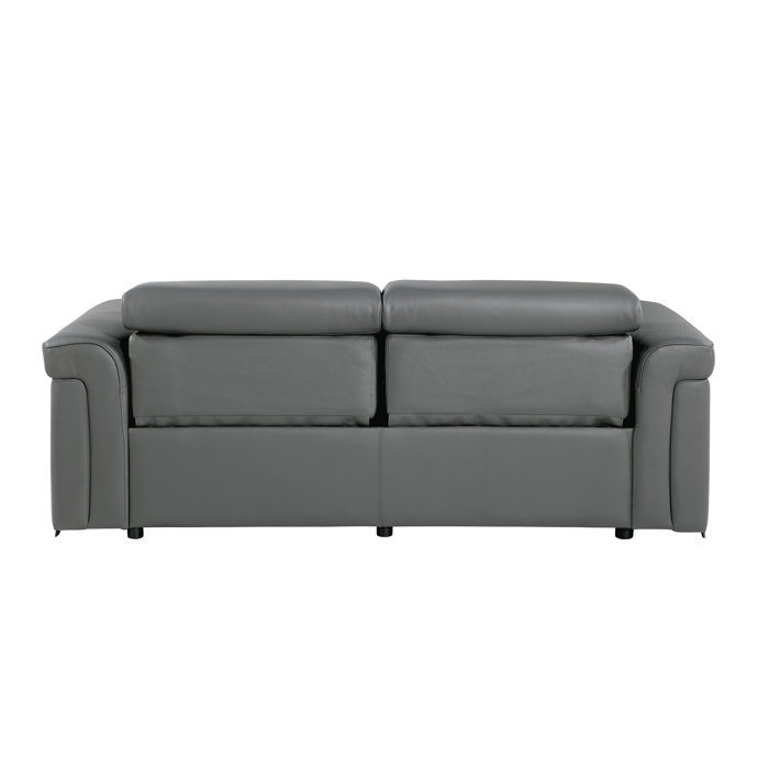 Orren Ellis Doniece 2 Piece Leather Reclining Living Room Set | Wayfair