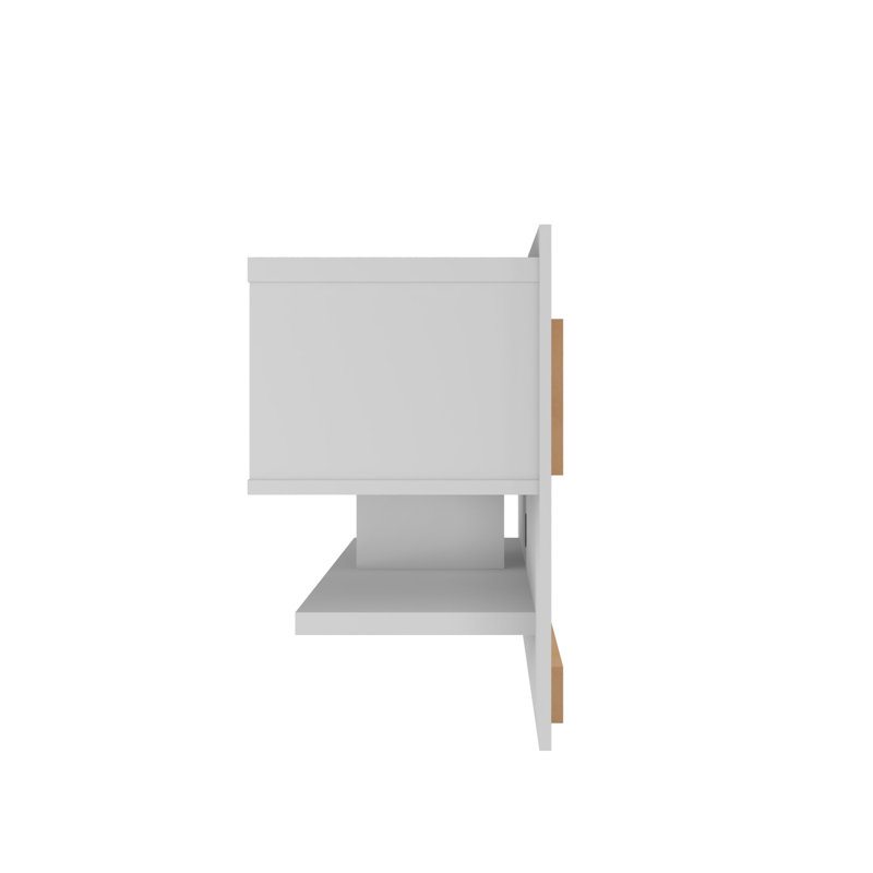 Gordan Floating TV Stand for TVs up to 60", White