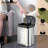 13 Gal Stainless Steel Kitchen Trash Can, Soft-Close Lid